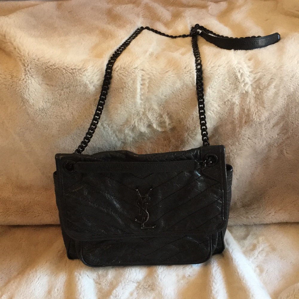 Saint Laurent niki black medium bag